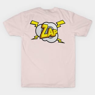 Comic Zap Onomatopoeia Lighning T-Shirt